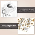 thumbnail image 4 of Gold Glitter Stars Pattern Decorative Tapestry 60x80 Inches Wall Hanging Tapestry For Bedroom Living Room, 4 of 6