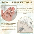 thumbnail image 3 of Uxcell Initial Letter Keychain, Key Chain DIY Pendant Key Ring Bags Backpacks Decor for Men Women Party Gifts Favors Z, 3 of 7