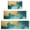 Teal Marble Gold, variant on Blue Marble Gold Wave Pattern Kitchen Rugs Sets Of 3,Kitchen Runner Rugs Non Skid Washable,Decorative Kitchen Floor Mats for Kitchen,Sink,Laundry,17"x30" 17"x47" 17"x59"