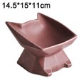 thumbnail image 2 of Cuenco para gatos Cuenco para perros Cuenco de boca oblicua Cuenco para pies altos Cuenco para gatos de cara plana para proteger la columna vertebral MFZFUKR CPB-DE-SSW2524-4, 2 of 5