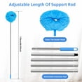 thumbnail image 3 of AEVXKHI Ceiling Fan Cleaner Duster with 66.9 Inch Telescopic Handle Reusable Fibre Ceiling Fan Blade Cleaner with Removable Cleaning Head Hanging Ceiling Fan Cleaner Duster Tool, 3 of 10