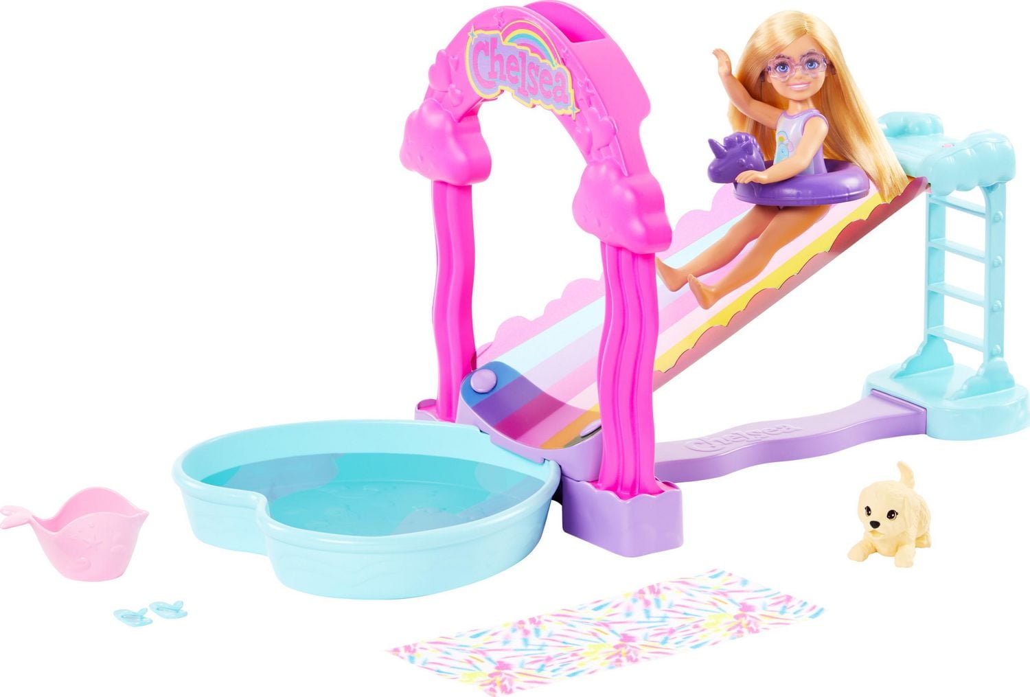 Barbie Chelsea Water Slide Playset