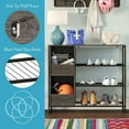 thumbnail image 6 of RiverRidge Afton Shoe Storage Organizer with Cubbies 9-Pair Rack - Weathered Woodgrain, 6 of 11