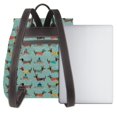 thumbnail image 3 of Fotbe winter ski Dachshund Mochila Bolso con Estampado para Mujer, Mochila Antirrobo de Nylon Impermeable, Bolsa Ligera de Hombro, 3 of 4