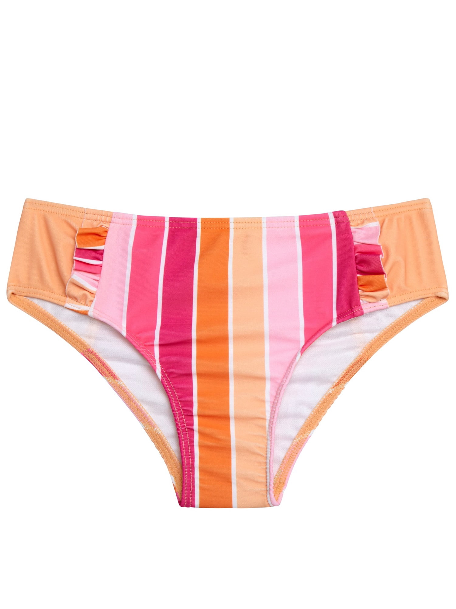 Jessica Simpson Toddler Girls’ Bikini and Rash Guard Swim Set with UV Protection, 3-Piece, Sizes 2T-4T