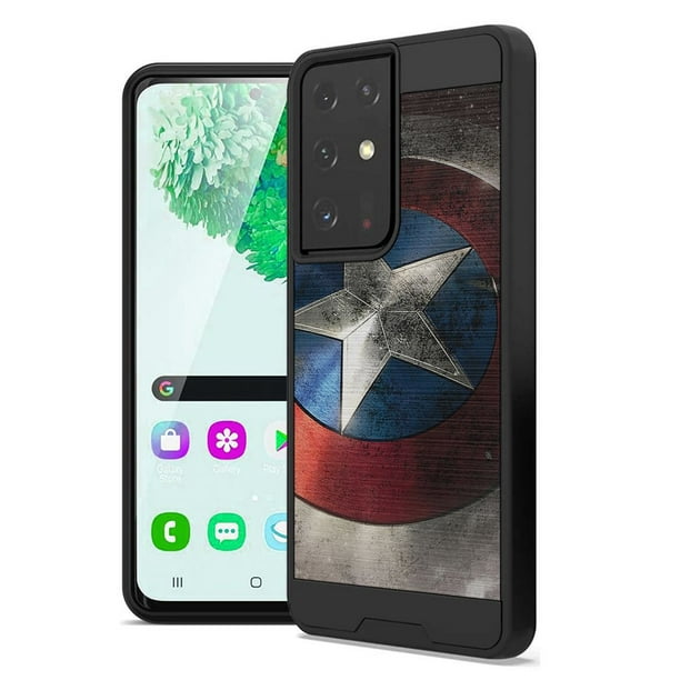 Capsule Case Compatible With Galaxy S21 Ultra Cute Brushed Texture Shockproof Slim Men Women Design Protective Black Case Cover For Samsung Galaxy S21 Ultra 5g Sm G998 Rock Star Walmart Com Walmart Com
