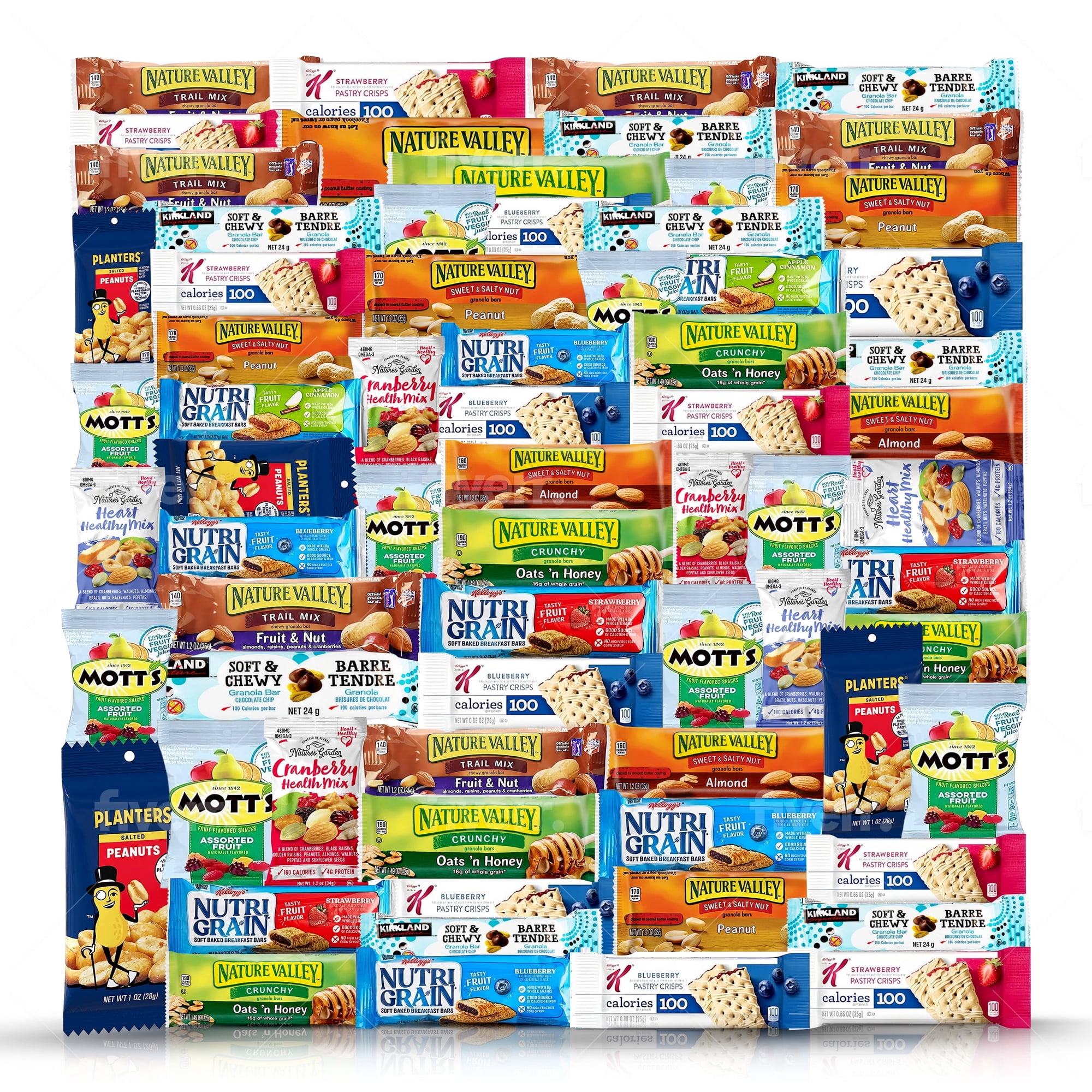 Healthy Snacks, Care Package 67 Count Premium Healthy Mixed Snack Box & Snacks Gift Variety Pack – Great for Home, Lunches, Work, Grab and Go, Office, Meetings, – Breakfast Bars, Bulk Granola Bars