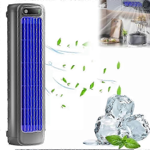 Cooling Silent Wall-Mounted Fan for Home, Kitchen, Bathroom, No Drilling Needed, Small Air Conditioner for Dorm Room Use