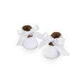thumbnail image 6 of Baby Girls Mary Jane Shoes Soft Sole Ballet Slippers Bow Princess Newborn Dress Wedding Flat Shoes, 6 of 8