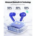 thumbnail image 4 of Auriculares inalámbricos Bootos Bluetooth 5.4 IP7 Azul, 4 of 8