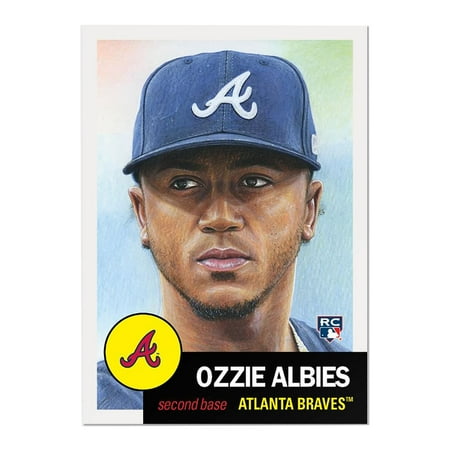 Ozzie Smith Baseball Card - Atlanta Braves #32 Ozzie Albies MLB Topps Living Set Card