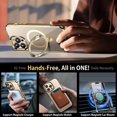 thumbnail image 3 of [CD Ring Compatible with MagSafe Invisible Stand] Magnetic for iPhone 15 Pro Case, [Electroplated Bumper Non-Yellowing][Look as Bare iPhone] Slim Clear Case with Holder for Women Men Girls, 3 of 9
