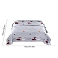 thumbnail image 3 of Fmbmuo Lightweight Summer Quilt Water Bird & Floral Print Breathable Air Conditioner Blanket Machine Washable Twin/Full/Queen (Multicolor-M), 3 of 5