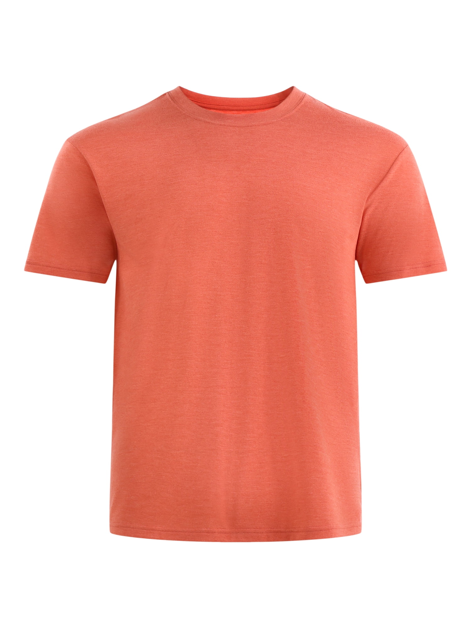 Athletic Works Men's Solid Tri Blend Tee with Short Sleeves, Sizes XS-4XLT