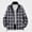 Black, variant on Mens Reversible Jacket Solid Zip Pocket Stand Collar Outerwear Pink XL