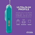 thumbnail image 2 of O2COOL 3.5 inch Deluxe Personal Battery Powered Necklace Fan for Cooling - Teal, 2 of 6