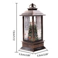 thumbnail image 5 of TONKBEEY Christmas Snow Globe Lantern Battery Operated LED Light Water Glittering Santa Snowman Hanging Night Lamp Holiday Home Decoration Ornament, 5 of 15