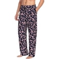 thumbnail image 6 of Fuzoiu Flower Print Men's Pajama Pants,Lounge Pants for Men,Lounge PJ Bottoms,Sleepwear Pants with Drawstring Pockets -Small, 6 of 6