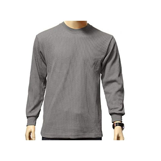 JMR Men's Heavy Weight Long Sleeve Thermal Shirt Crew Neck Top