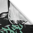 thumbnail image 3 of Ambesonne YOLO Kitchen Curtains, Girl with a Backwards Hat, 55"x39", Sea Green White, 3 of 3