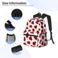 thumbnail image 3 of Disketp Ladybug And Heart Mochila Ligera Clásica con Múltiples Bolsillos, Mochila Casual para Hombre y Mujer, Ideal para Escuela, Trabajo y Viajes, 3 of 6