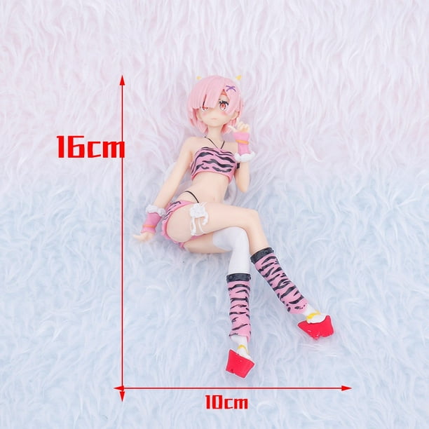 Nueva figura kawaii gir 11,5 cm Anime Re: la vida en un mundo diferente de Zero Rem Ram pijamas figura PVC acción colección Juguetes Gao Jinjia LED