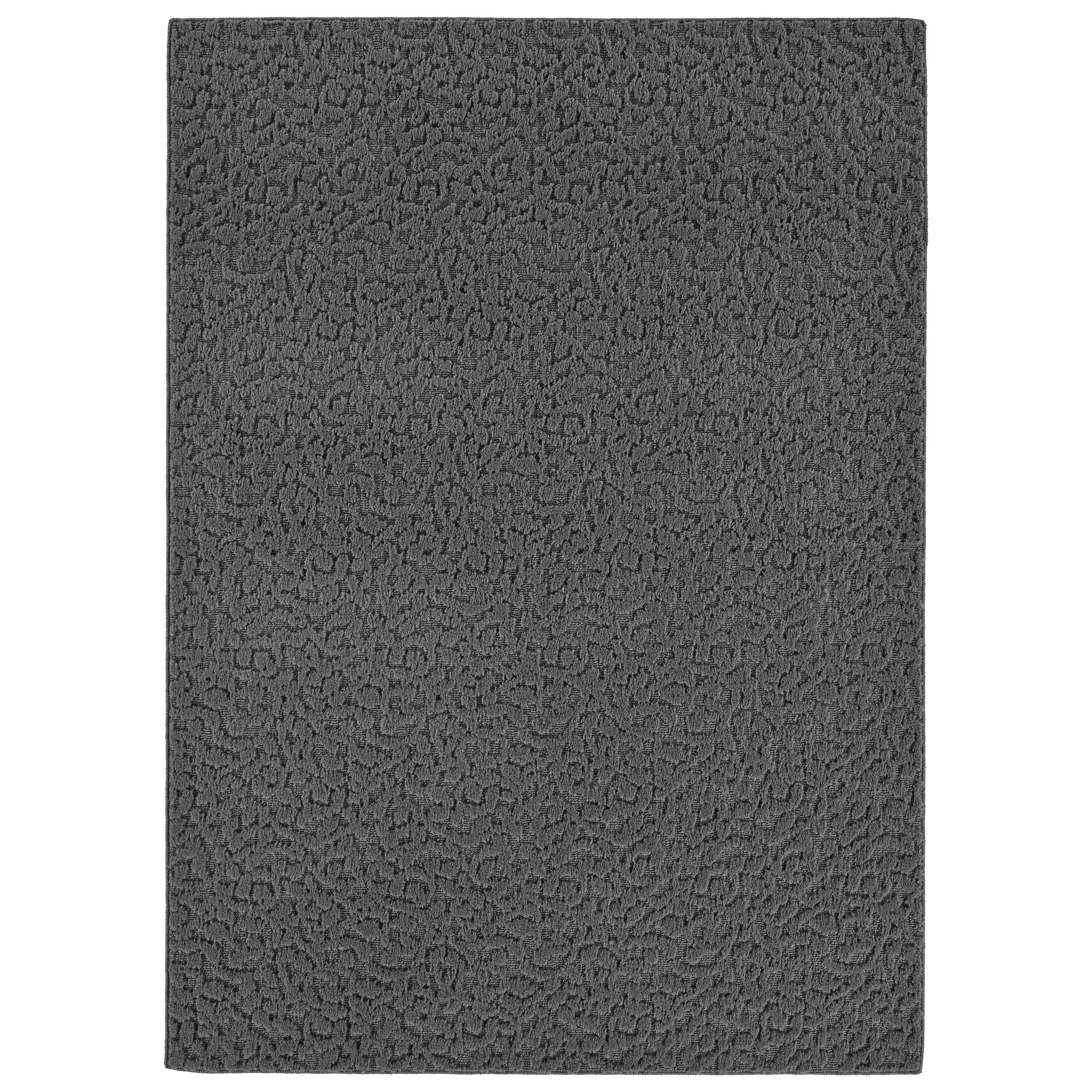 Garland Rug Ivy Cinder Gray Indoor Area Rug, 6' x 9'