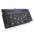 thumbnail image 1 of Pyle Mezclador de 6 canales Controlador DJ con Bluetooth, sistema de mezcla digital de sonido profesional con iluminación LED, controles deslizantes, control de velocidad, ecualizador de 10 bandas, si, 1 of 5