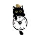 thumbnail image 1 of Reloj de pared con péndulo de , adorno colgante, resistente, silencioso, con números arábigos, para sala de estar, oficina y escuela., 1 of 9