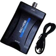 Coax to Hdmi Adapter, BNC to Hdmi Converter,CVBS PAL/NTSC 720P/1080P Video Adapter Hook Security Camera CCTV DVRs Surveillance CVR to HDTV,Monitor and Projectors