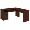 thumbnail image 1 of Bush Furniture Cabot Bureau d'Ordinateur en L de 60 Po avec Tiroirs, Fini Cerisier Récolte, 1 of 8