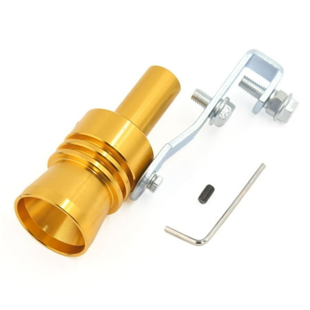 Auto Pipe - Gold Tone Auto Turbo Sound Whistle Muffler Exhaust Pipe Simulator Whistler XL