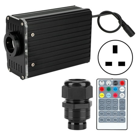 

RGBW Fiber Optic Light 19W Remote Control Ceiling Lighting for KTV Bar Decoration 0.75mm x 2mUK Plug 100‑240V