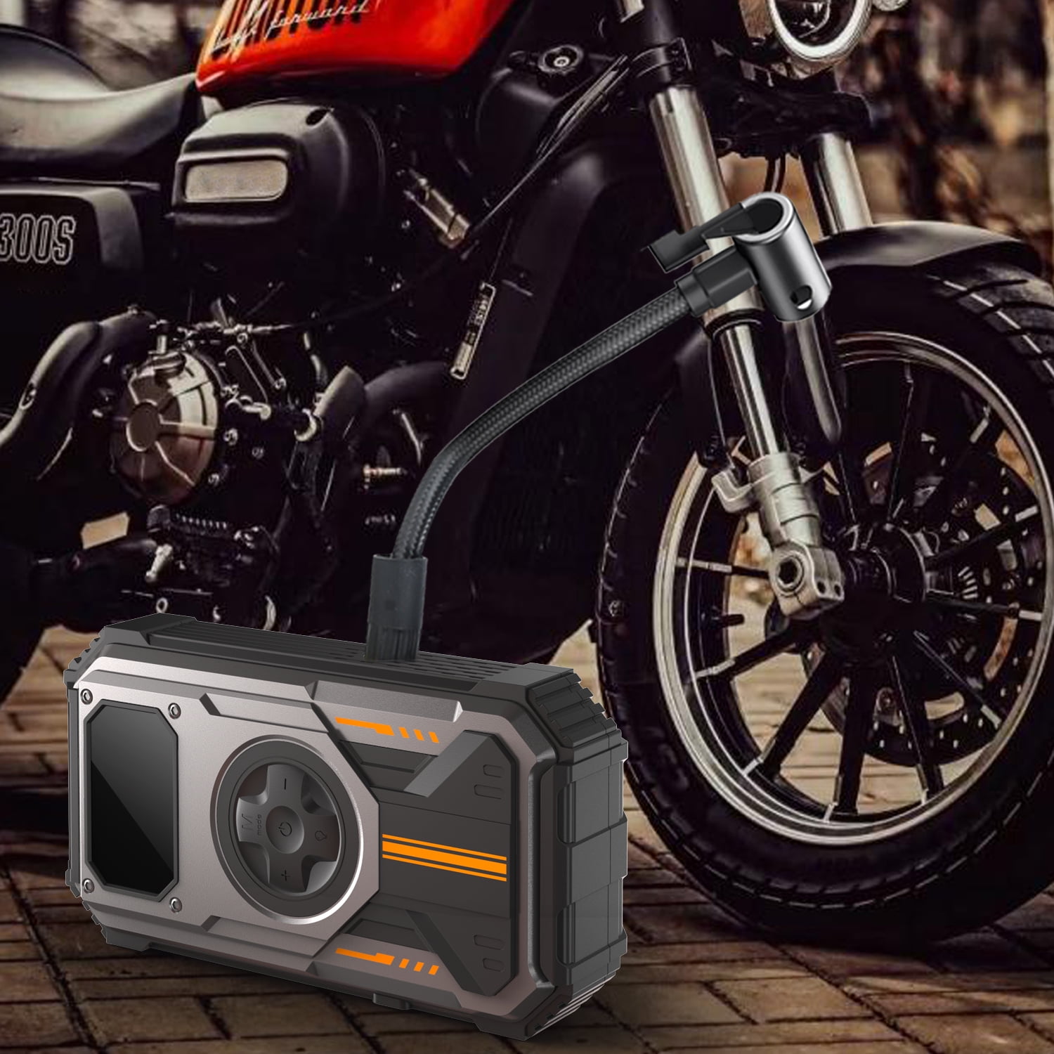 2025 Jump Starter with Air Compressor, 6000A 12V Battery Charger Car Jump Starter 150 PSI Tire Inflator Air Pump For All Gas/Diesel Vehicles, USB Input/Outpu