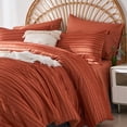 thumbnail image 7 of Davulos King Size Comforter Set 7-Piece Bed Set for All Seasons Red Bed in a Bag with Comforter, Sheets, Pillowcases & Shams, 7 of 7