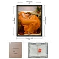 thumbnail image 5 of DECORARTS - Flaming June by Frederic Leighton Art Reproduction. Oversize Solid Wooden Frame Matching with Giclee Prints Canvas Wall Art. Total size: W 35" x H 43", 5 of 6