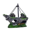 thumbnail image 1 of Pecera Paisajismo Resina Decorativa Barco Paisajismo Barco Acuario Refugio Barco De Pesca Ornamento Para Accesorios De Tanque De Peces matsuzay EL011166-00, 1 of 5