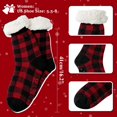 thumbnail image 2 of Slipper Socks for Women with Grippers Non Slip Fuzzy Grip Winter Warm Cozy Thick Comfy Soft Fleece Cabin Socks, 2 of 6