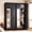 B-86''H-M-Ri, variant on SteeLoong 86" H Metal Armoire Wardrobe Closet, Modern Tall Clothing Storage Cabinet with Adjustable Shelves and Hanging Rod,White