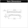 thumbnail image 6 of Hickory Hardware H076017-10Pack Twist Pack Of (10) 5-1/16" Center To Center Handle Cabinet, 6 of 7