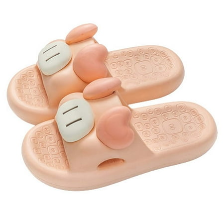 

VerPetridure Sandals for Women Dressy Summer Womens Mens Cartoon Slippers Super Soft Breathable Anti-Slip Bedroom Home Slippers