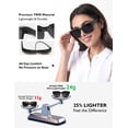 thumbnail image 4 of Polarized Fit Over Sunglasses for Men Women, UV400 Over Glasses Sunglasses, Lightweight 24g TR90 Oversize Fitover for Driving Fishing, 4 of 7