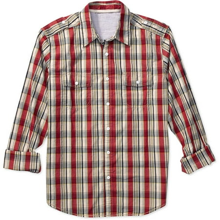 No Boundaries - Men's Long-Sleeve Button-Down Shirt