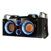 QFX PBX-505200BT - Speaker - for PA system - wireless - Bluetooth - 50 Watt - 2-way - blue