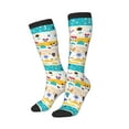 thumbnail image 2 of Haiem Funny Farm Socks, Funny Novelty Crazy Design Cotton Socks Sports Socks Knee High Socks For Men, Women,1Pairs - Gift For Working Friends, 2 of 9