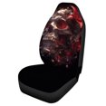 thumbnail image 5 of Uourmeti Skull Rose Design Car Seat Cover Soft Durable Front Car Seat Cover, Breathable Stretchy Compatible with Automobile Truck Cars, 5 of 6