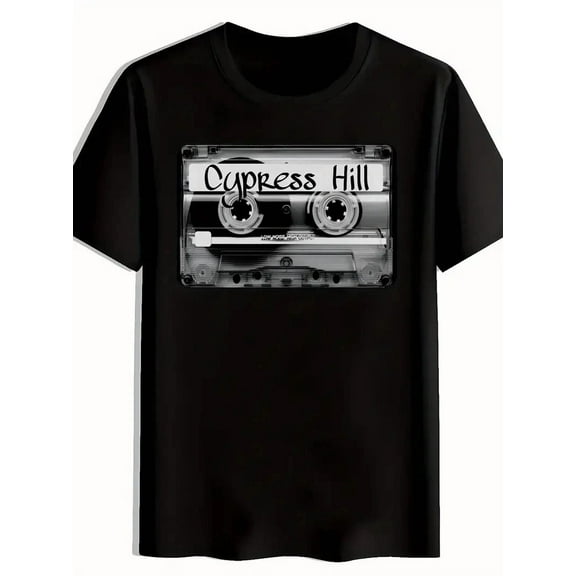 Cypress Hill Vintage Rock Band Retro Summer Casual Black Unisex T-Shirt up to size 5XL