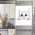thumbnail image 3 of Yayeee Magnetic Dishwasher Cover for The Front Decoration Home Kitchen Machine Sticker Protector, White Cat, 3 of 6