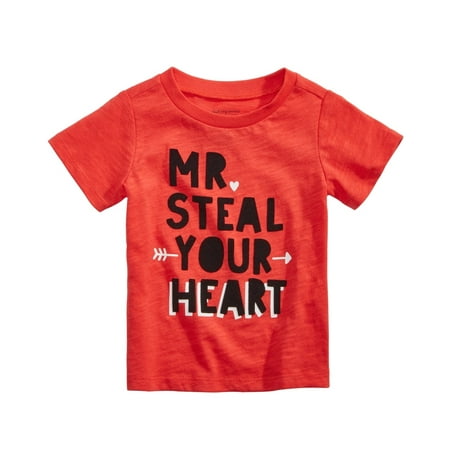 

First Impressions Kid s Baby Boy s Heart Print Cotton T Shirt Red Size 6