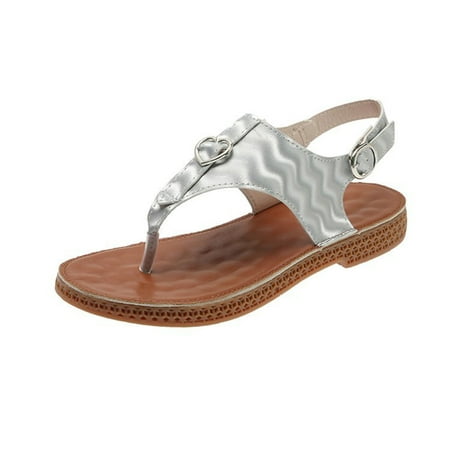 

Honeeladyy Clearance under 5$ Women s Sandals Flip Flops Beach Slippers Summer Pinch Toe Flat Casual Flip Flops Outdoor Shoes